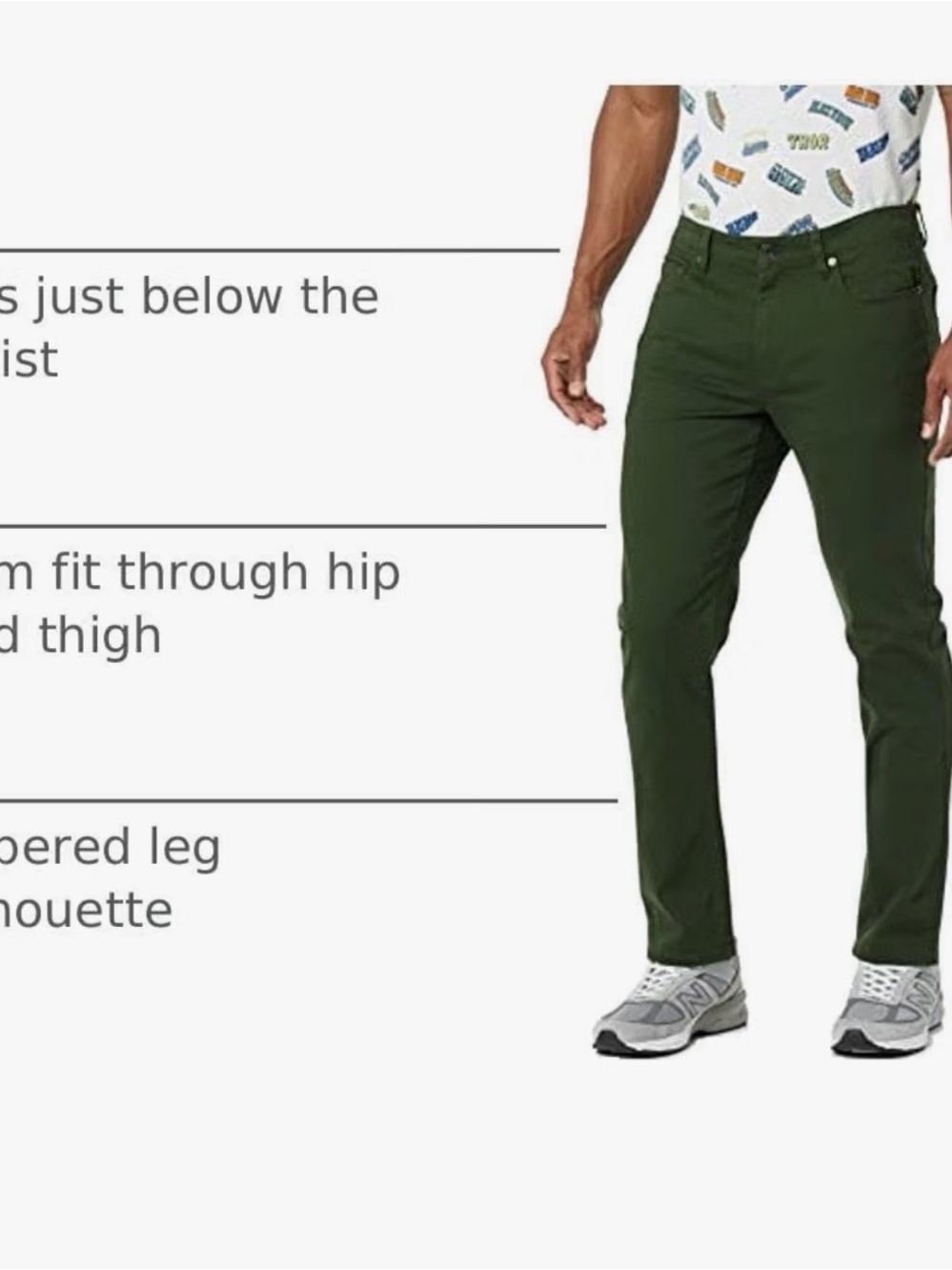 31” X 32” men’s slim fit twill pants.  Durable school-wear